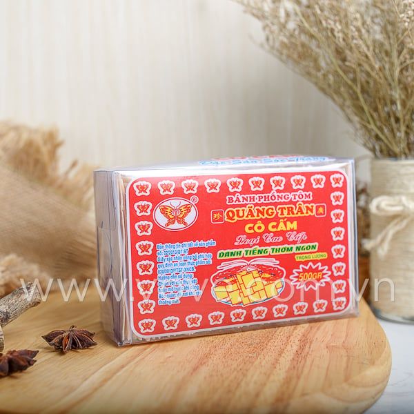  Bánh phồng tôm Quãng Trân Sóc Trăng (75% tôm) 500gr 