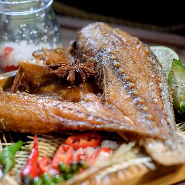  Khô cá Đù 1 nắng loại Xẻ, Vừa 500gr 