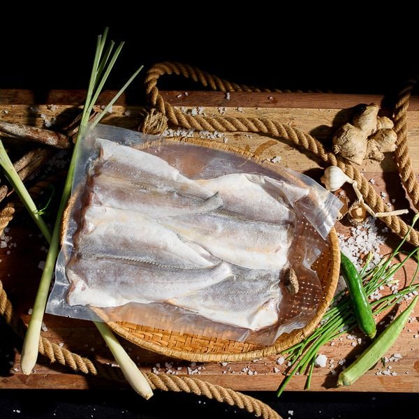  Khô cá Đù 1 nắng loại Xẻ, Vừa 500gr 