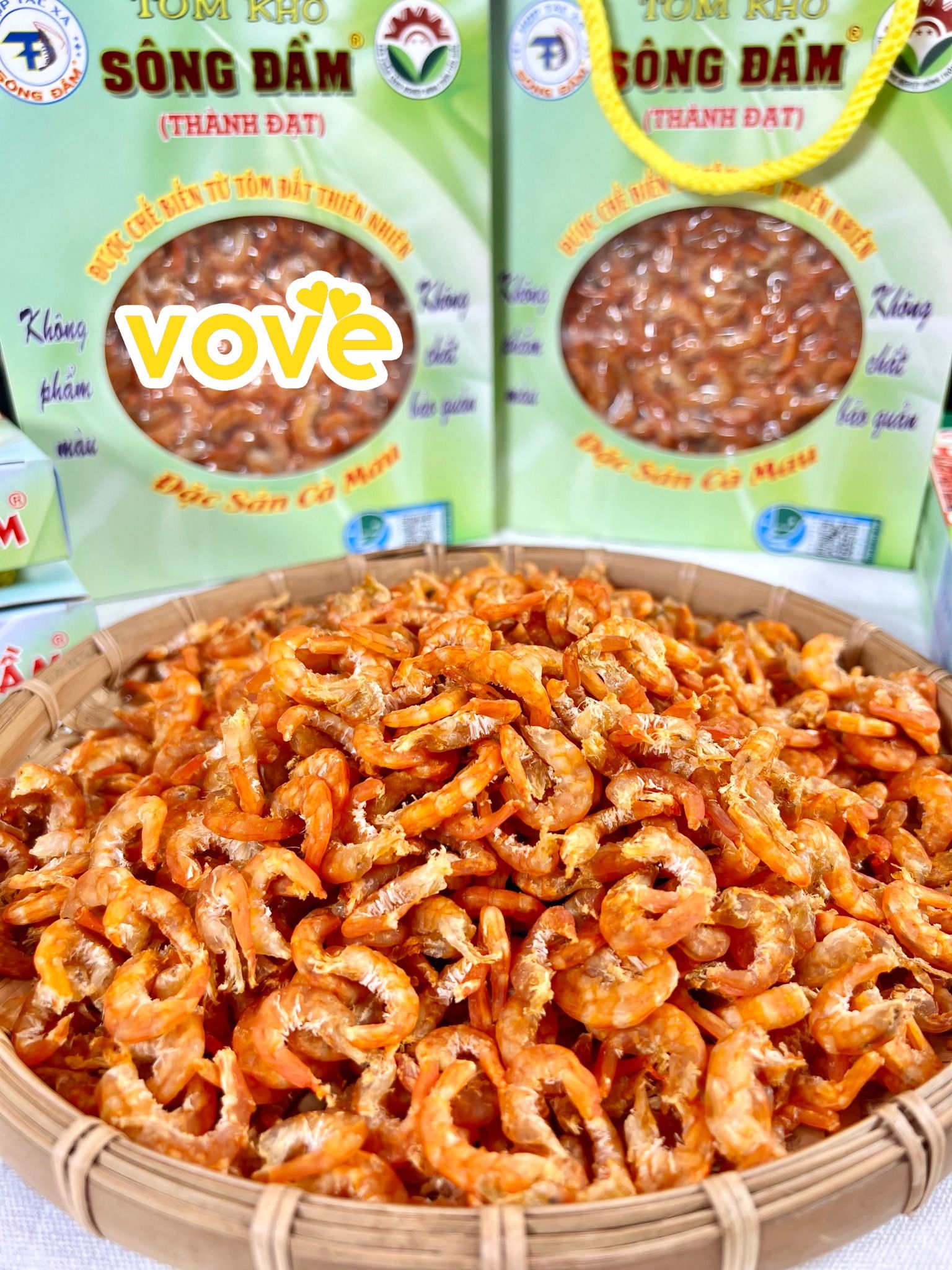 tom kho dat ca mau thien nhien loai 1 250gr