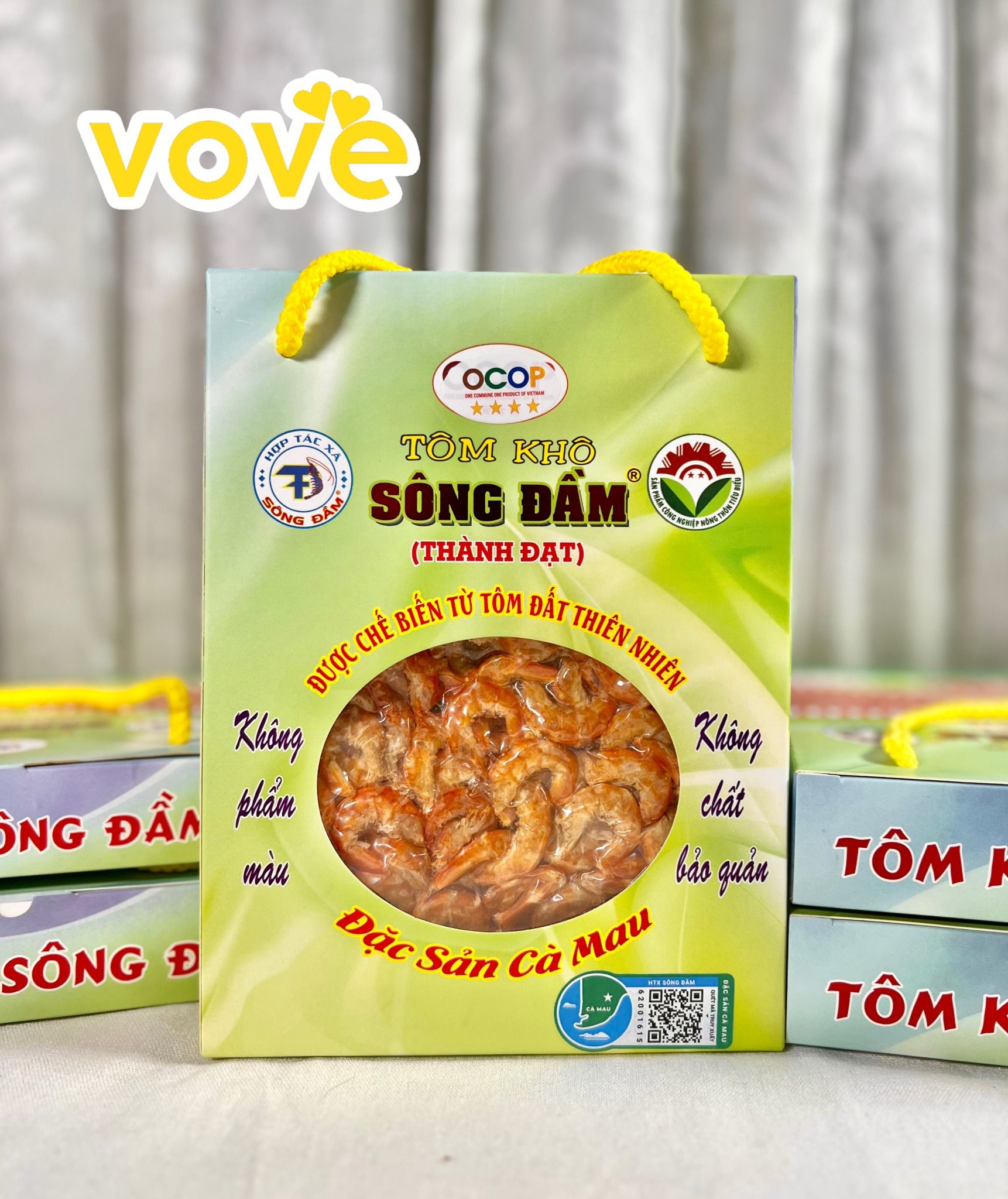 Tôm khô đất Cà Mau Thiên nhiên loại đặc biệt, 250gr 