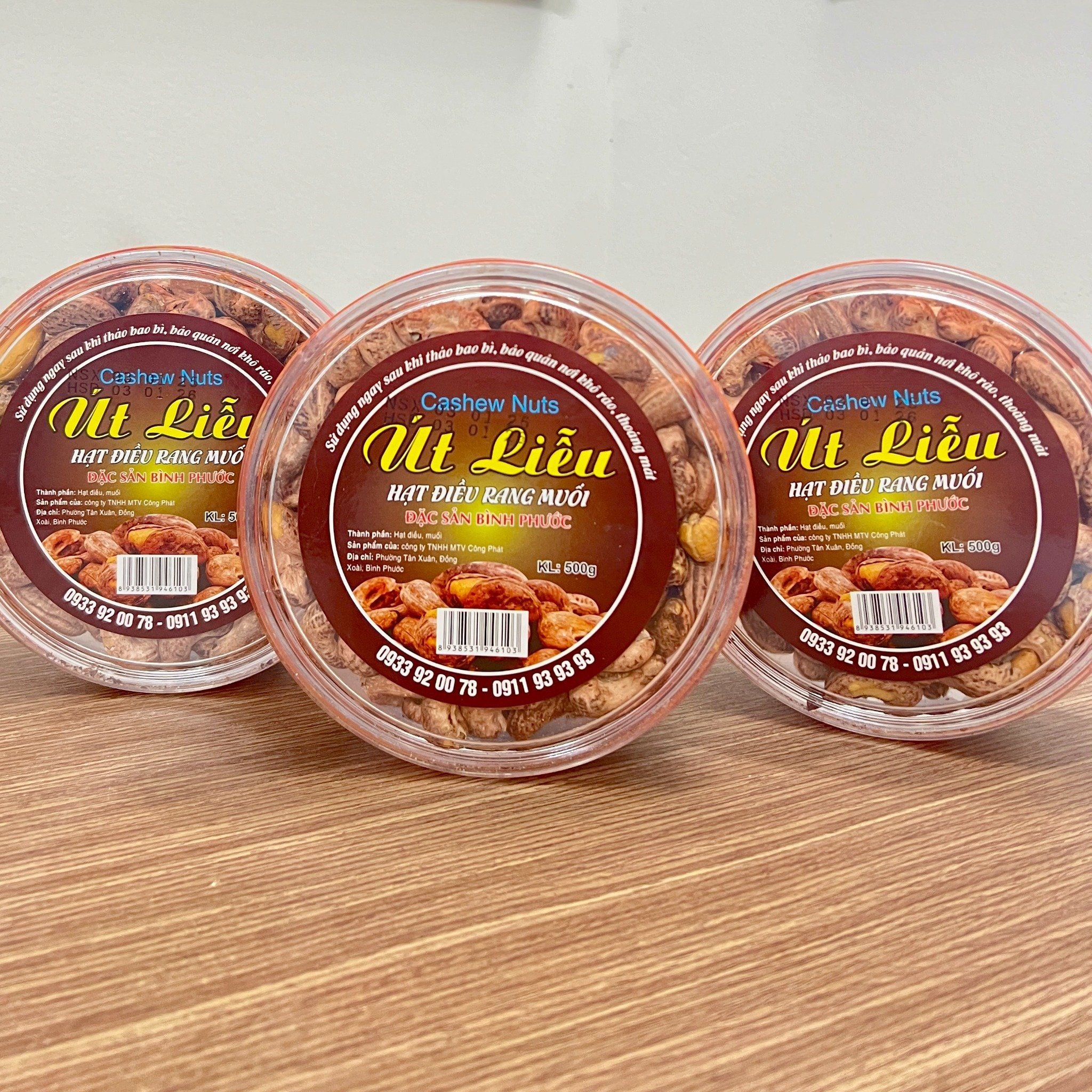  Hạt Điều rang muối Bình Phước 500gr 