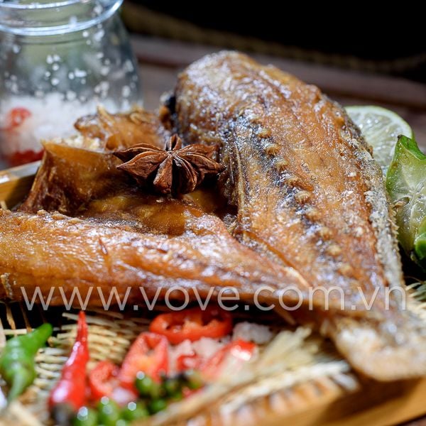  Khô cá Đù 1 nắng loại nguyên con, nhỏ 500gr 