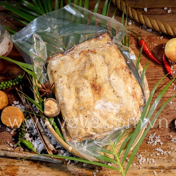  Khô cá Thiều Phú Quốc tẩm gia vi ăn liền, loại miếng cán ép 500gr 