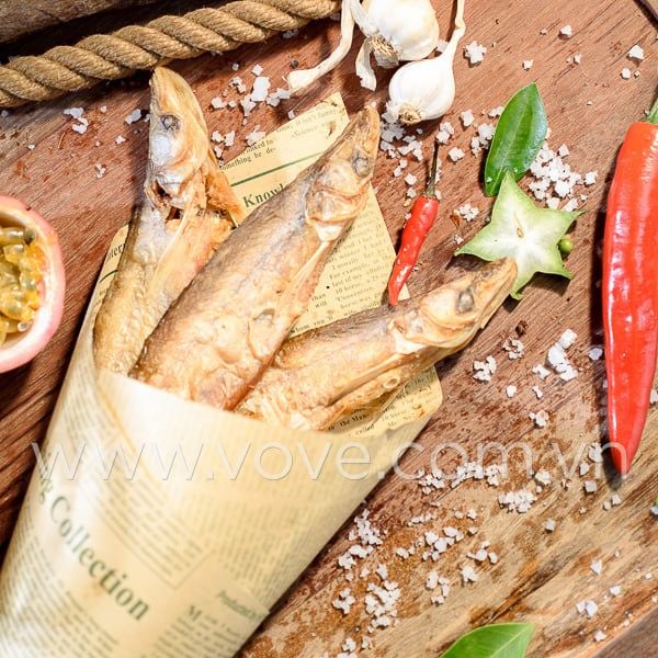  Khô cá Trèn bầu Campuchia loại vừa (tự nhiên 100%) 500gr 