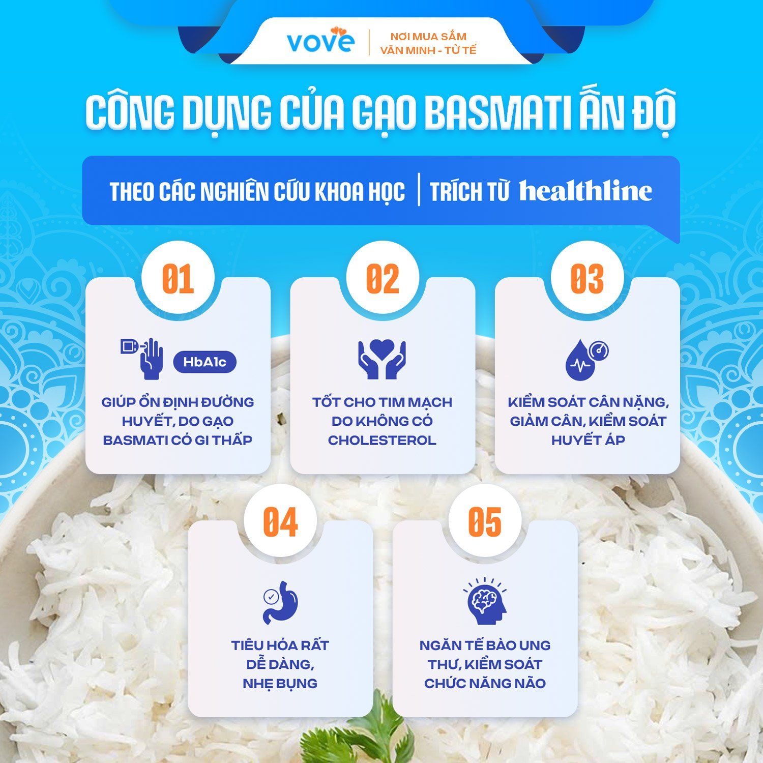  Gạo hạt dài truyền thống Ấn Độ LAL QILLA Traditional Basmati Rice, phù hợp người tiểu đường, giảm cân, 5kg 