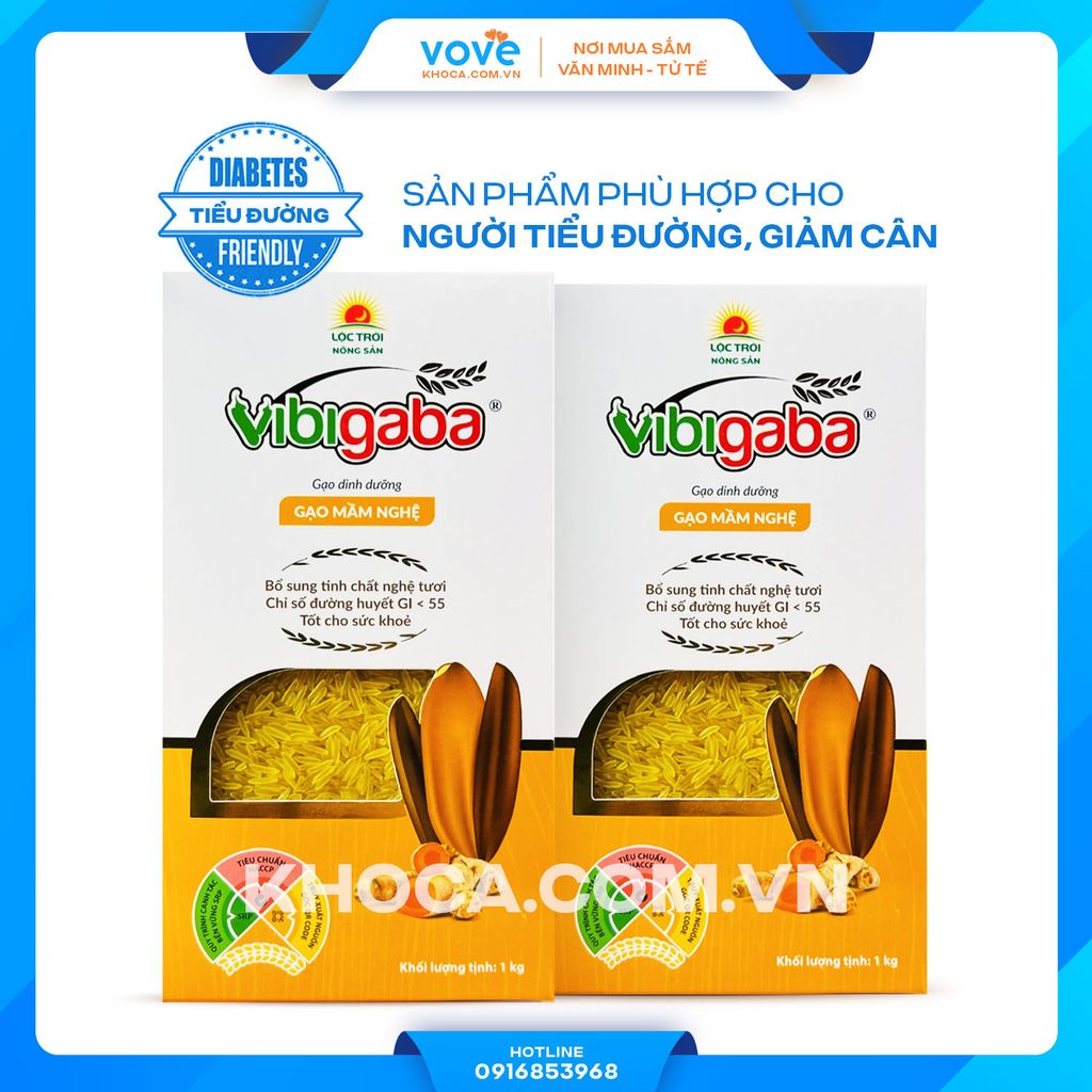 gao mam nghe vibigaba loc troi danh cho nguoi tieu duong tot cho tieu hoa 1kg