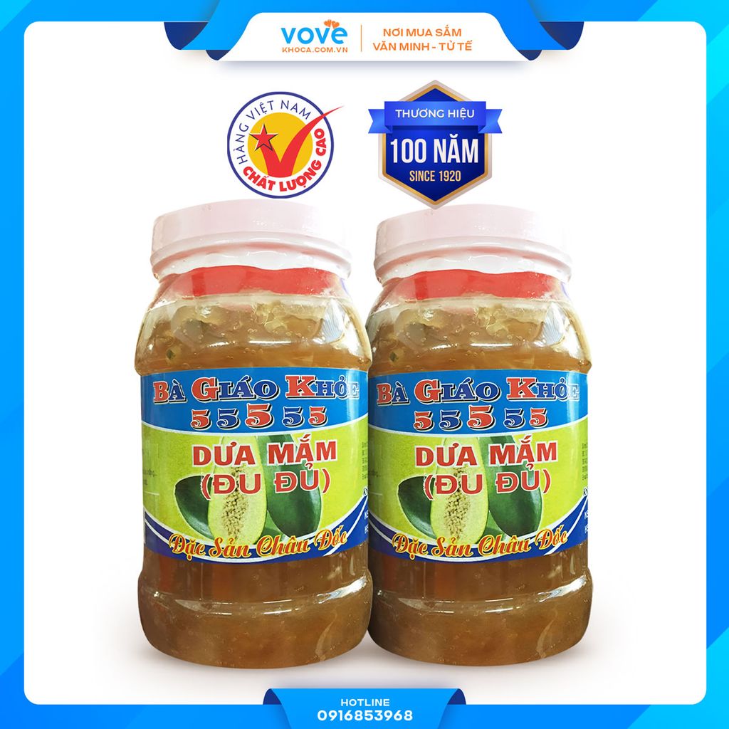 dua mam du du hieu ba giao khoe chau doc 500gr