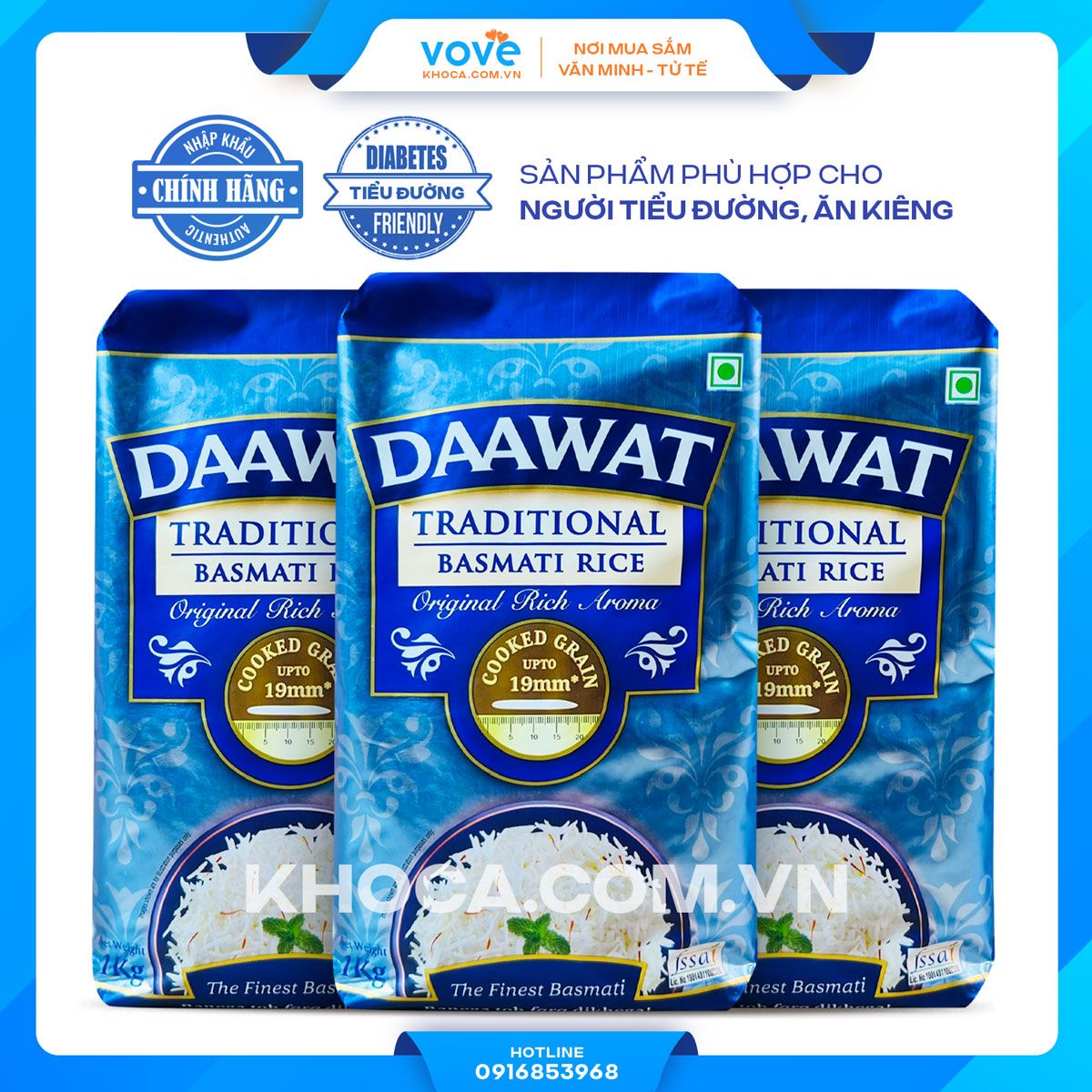  Tổng hợp Gạo Basmati Ấn Độ dành cho người tiểu đường, túi 1kg 