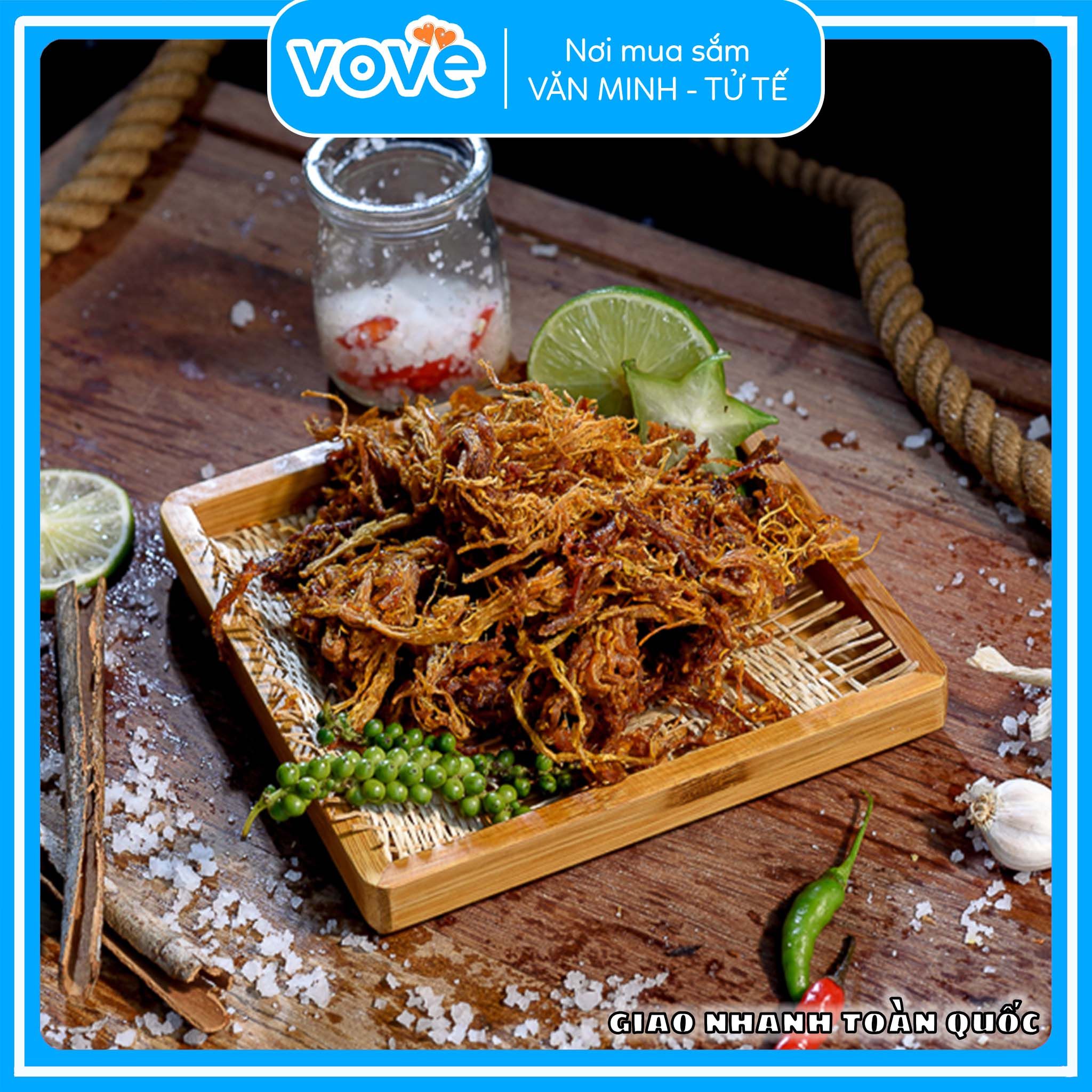  Khô Bò Thu Ba Sợi 200gr 