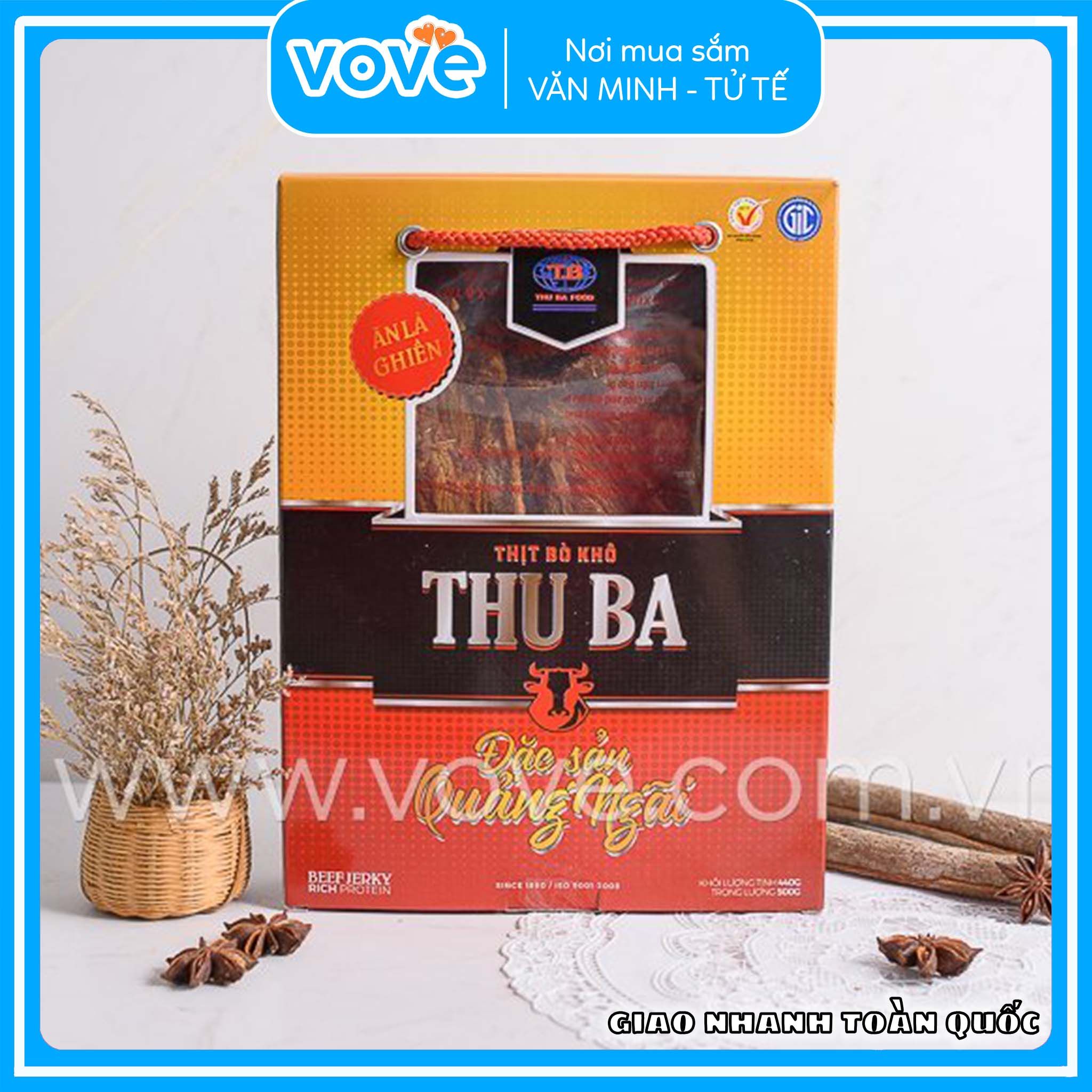 kho bo thu ba quang ngai mieng 250gr