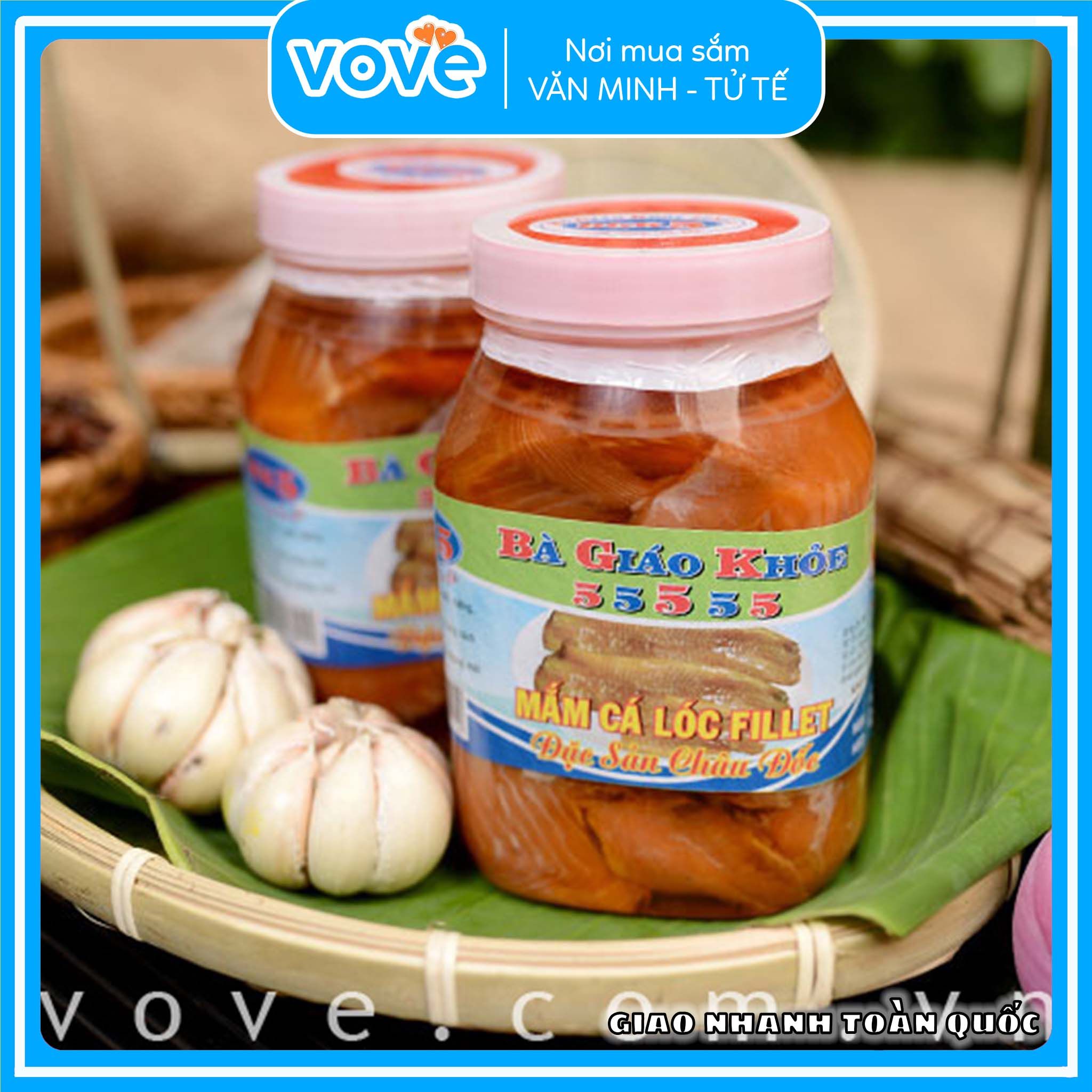  Mắm Cá Lóc hiệu Bà Giáo Khỏe Châu Đốc 500gr 