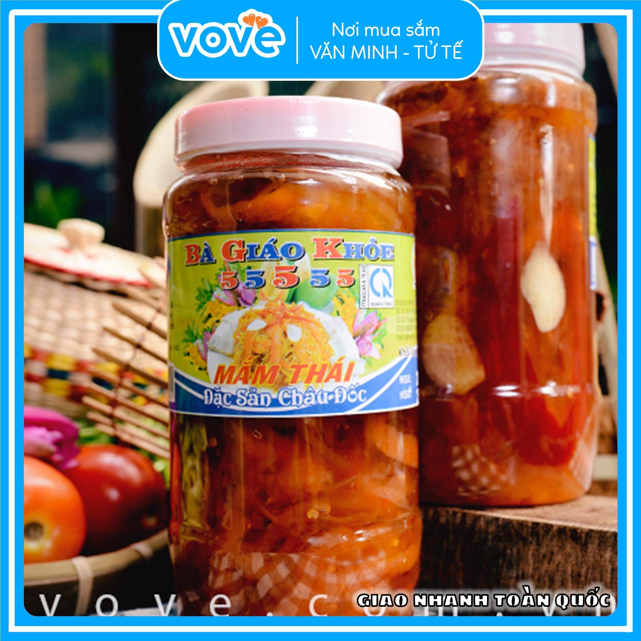  Mắm Thái hiệu Bà Giáo Khỏe Châu Đốc 500gr 