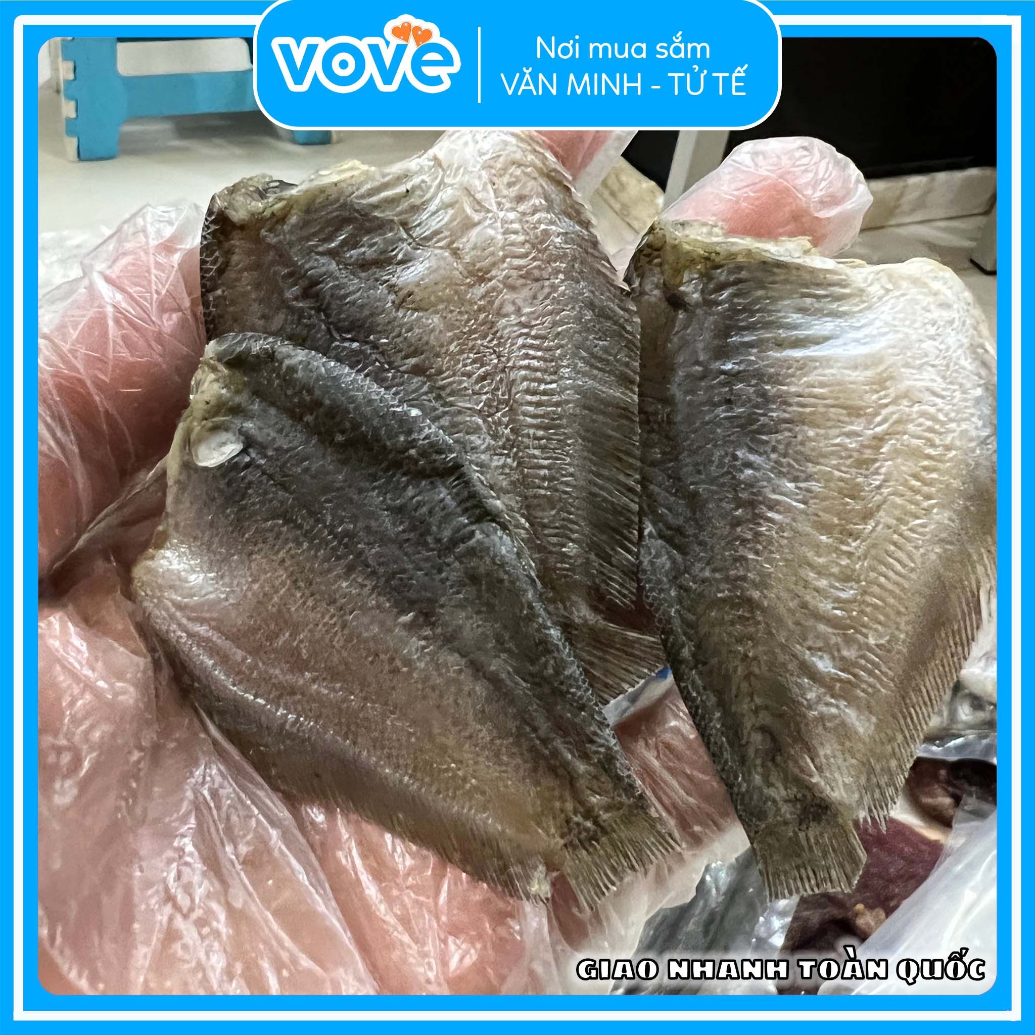  Khô cá sặc Bướm/ sặc Điệp Campuchia (tự nhiên) 500gr 