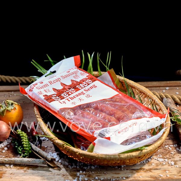  Lạp Xưởng Heo Siêm Riệp hiệu Ly Theang Seng 500gr 