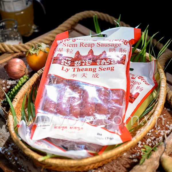  Lạp Xưởng Heo Siêm Riệp hiệu Ly Theang Seng 500gr 