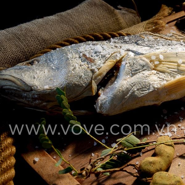  Khô (Mắm) Cá Sửu nguyên con Campuchia (hàng tự nhiên) 