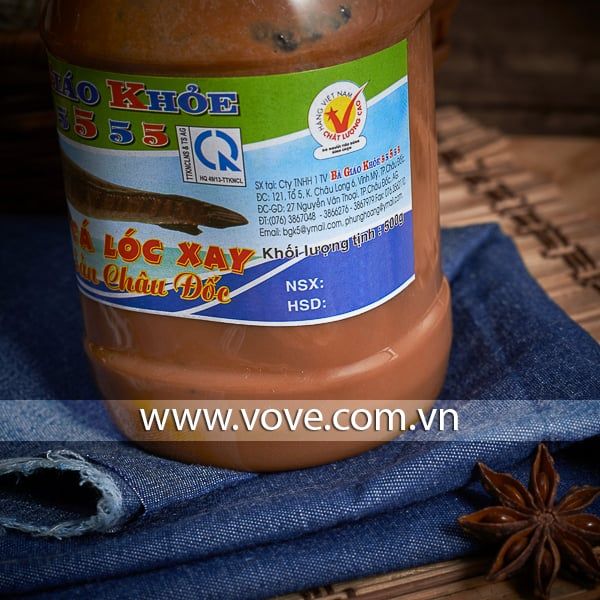  Mắm cá Lóc Xay hiệu Bà Giáo Khỏe Châu Đốc 500gr 