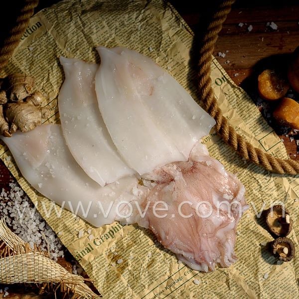  Khô Mực 1 nắng Phú Quốc loại 2 -4 con/1kg (mực câu) 