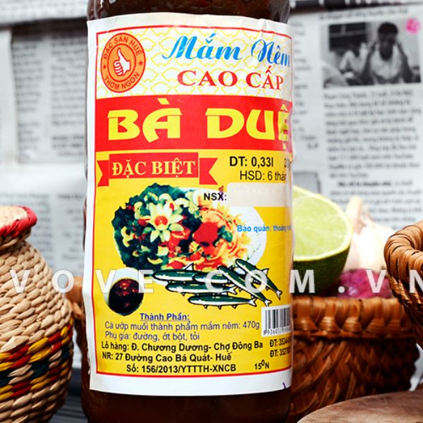  Mắm nêm Huế hiệu Bà Duệ (chưa pha) 500gr 