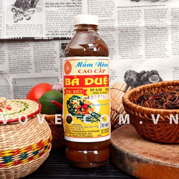  Mắm nêm Huế hiệu Bà Duệ (chưa pha) 500gr 
