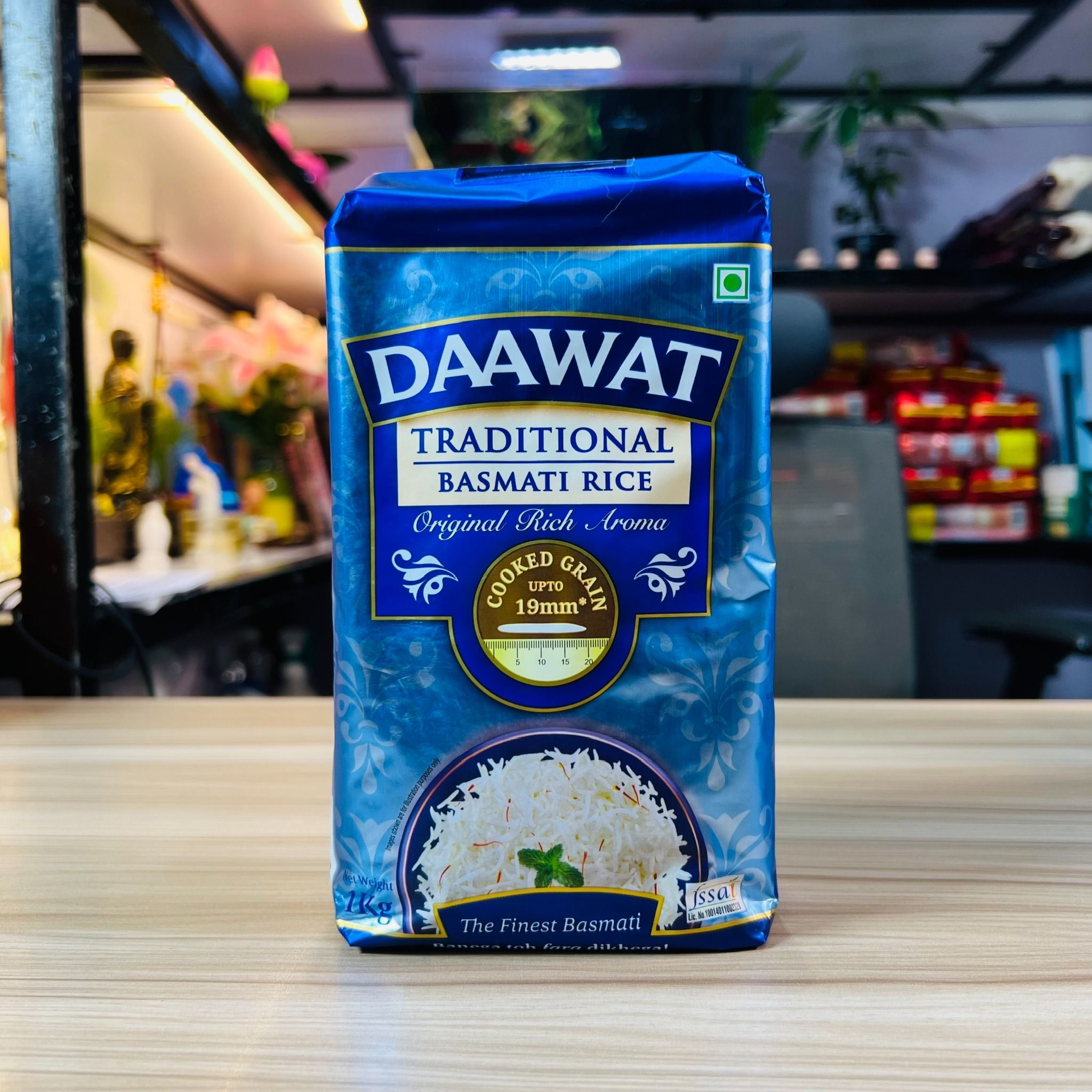  Gạo hạt dài Ấn Độ truyền thống DAAWAT Traditional Basmati Rice, phù hợp người tiểu đường, ăn kiêng, 5kg 