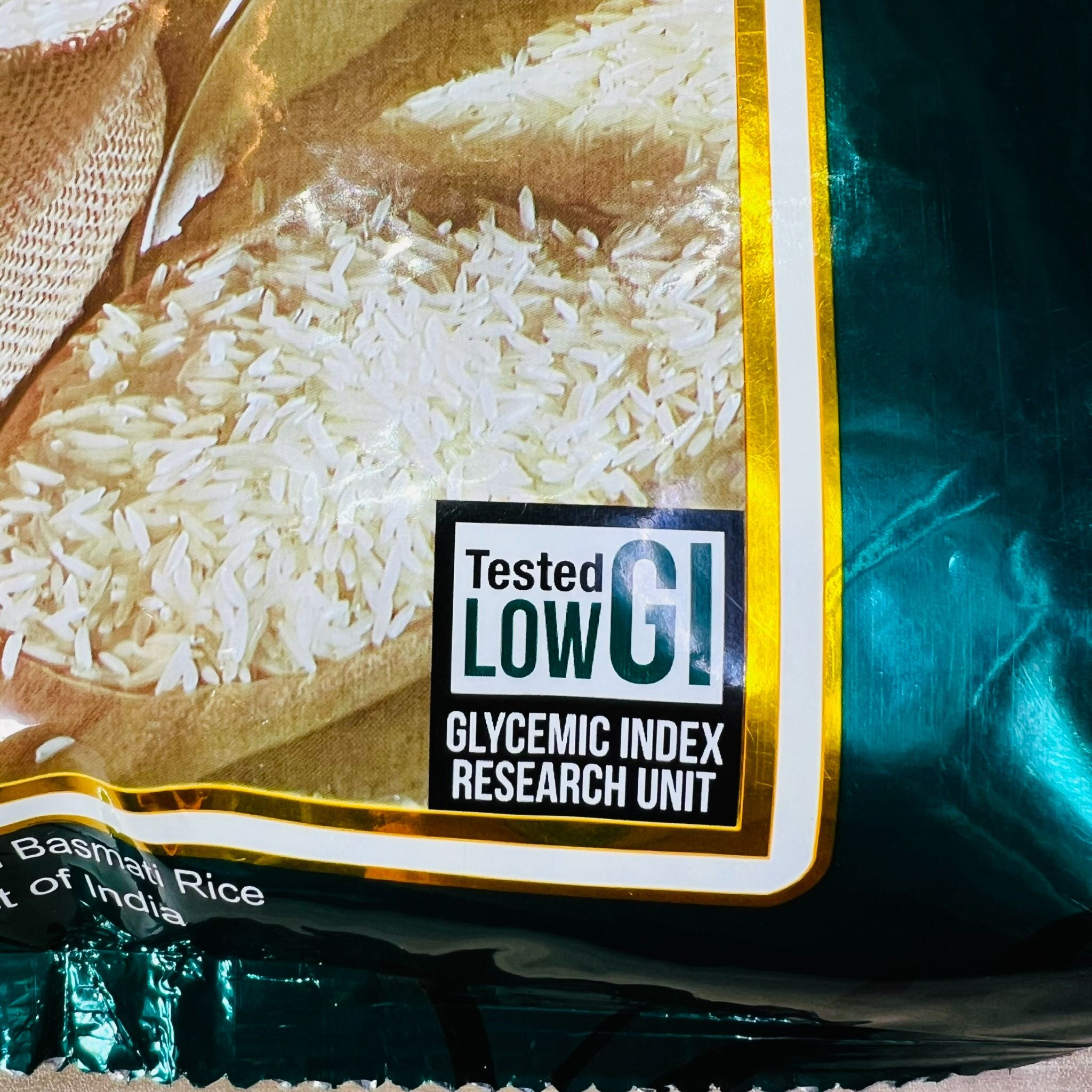  Gạo chuyên đặc biệt cho người tiều đường Ấn Độ TEMASEK Low GI Basmati Rice Gold, 5kg 