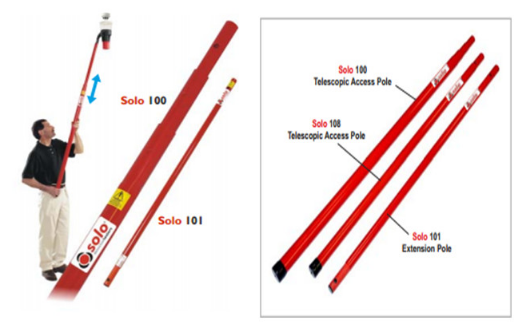  Cây tay cầm dài  4.5 m dùng với SOLO 200/ 330/ 424/ 461 - 1.68 Kg SOLO 100-001 