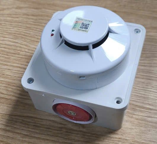  Đầu báo khói độc lập cục bộ không dây gồm đế, tích hợp còi, có tem kiểm định 