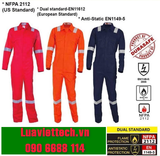  Bộ áo liền quần bảo hộ chịu nhiệt FLAMEBUSTER FR 100% cotton Zip 