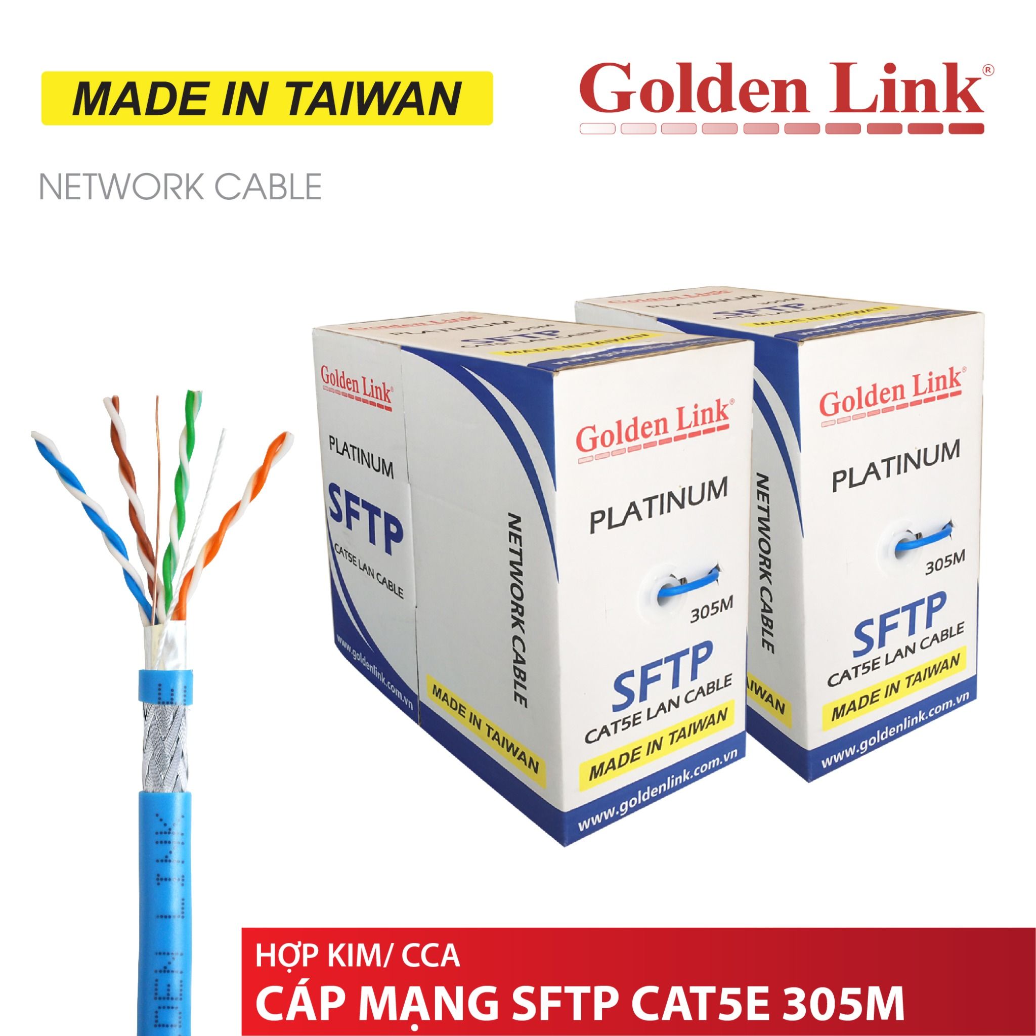  Dây cáp mạng GOLDENLINK 