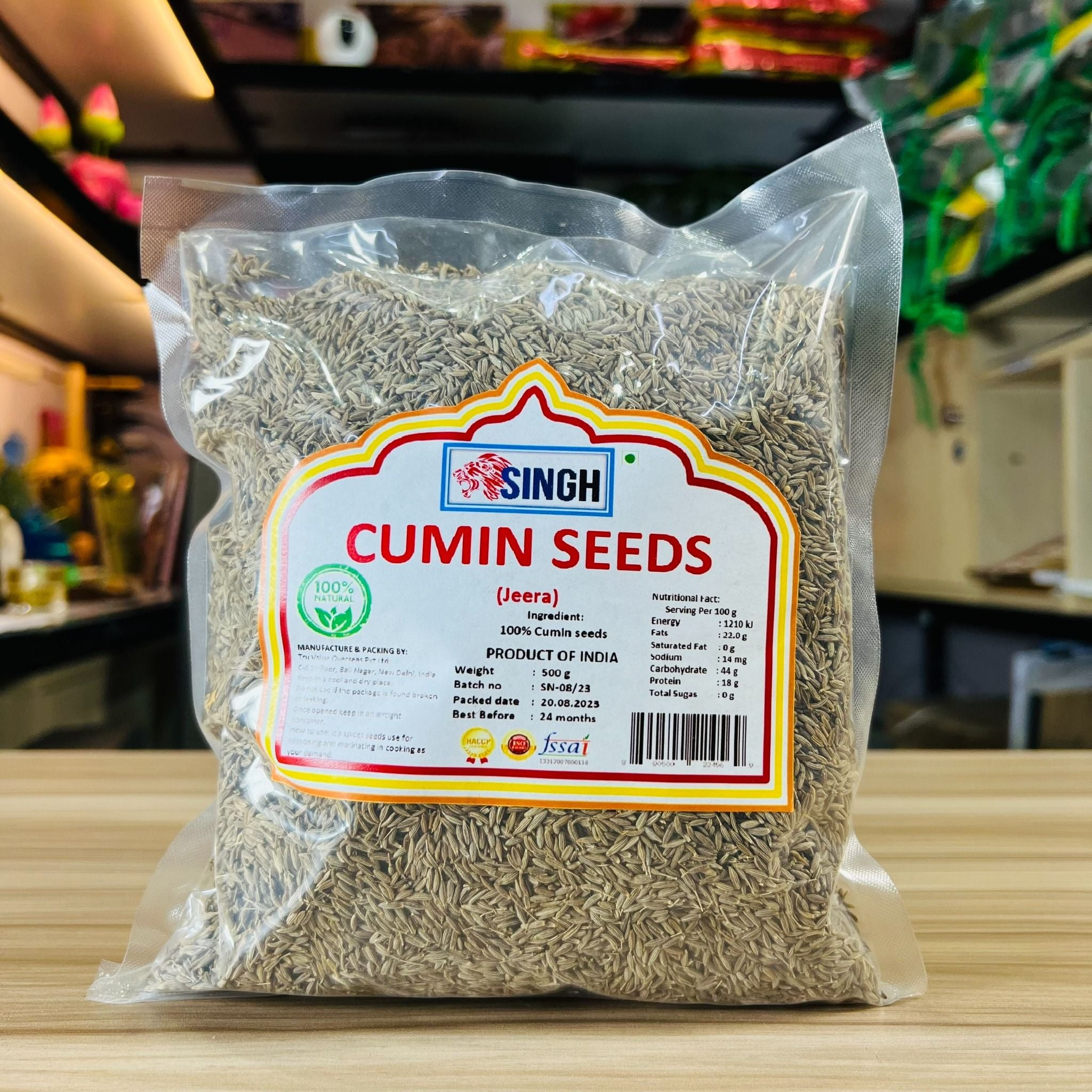 hat thi la an do whole cumin seeds 500gr