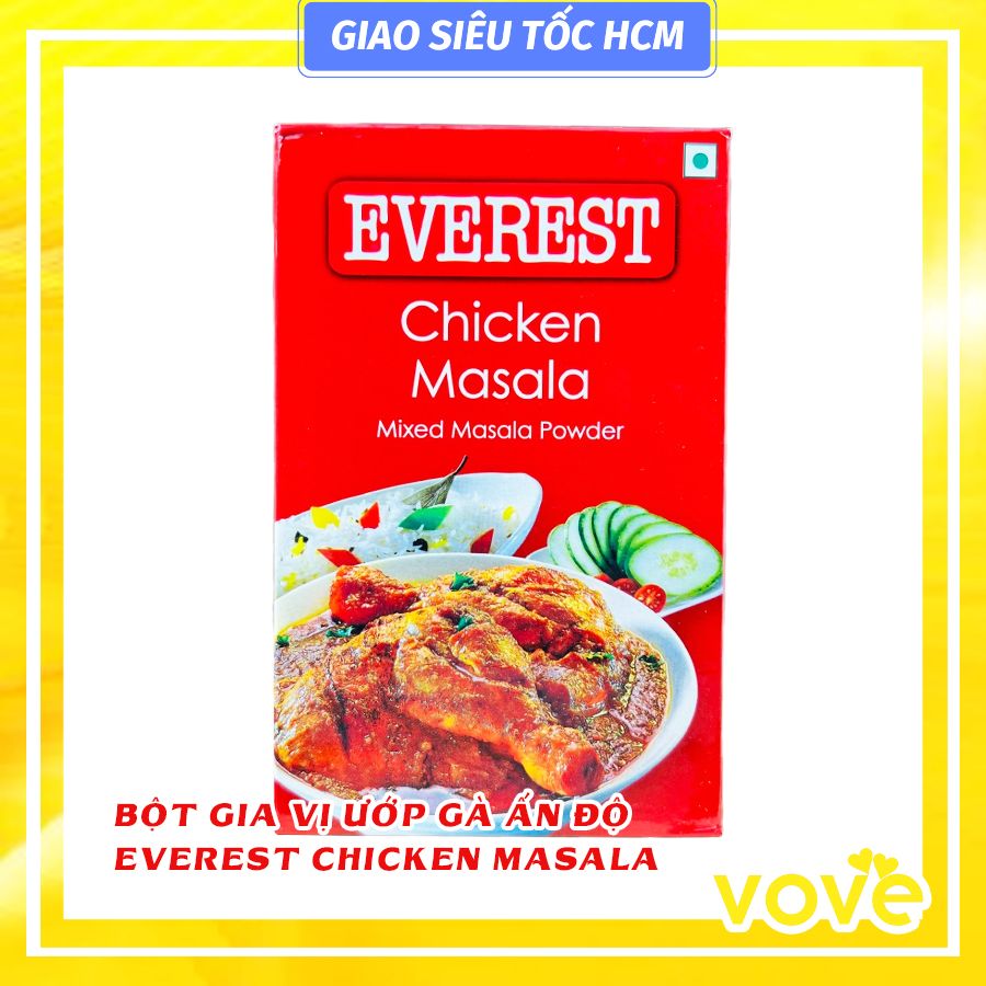 bot gia vi uop ga an do everest chicken masala 100gr