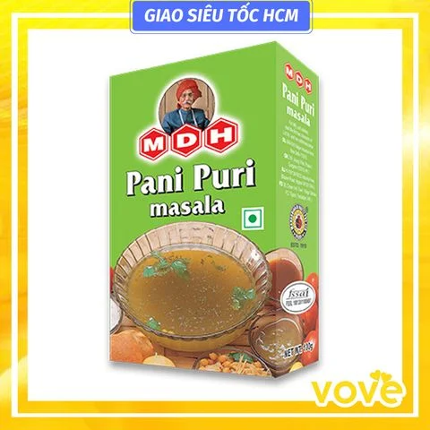 bot gia vi banh phong an do mdh pani puri masala for dried savouries 100gr