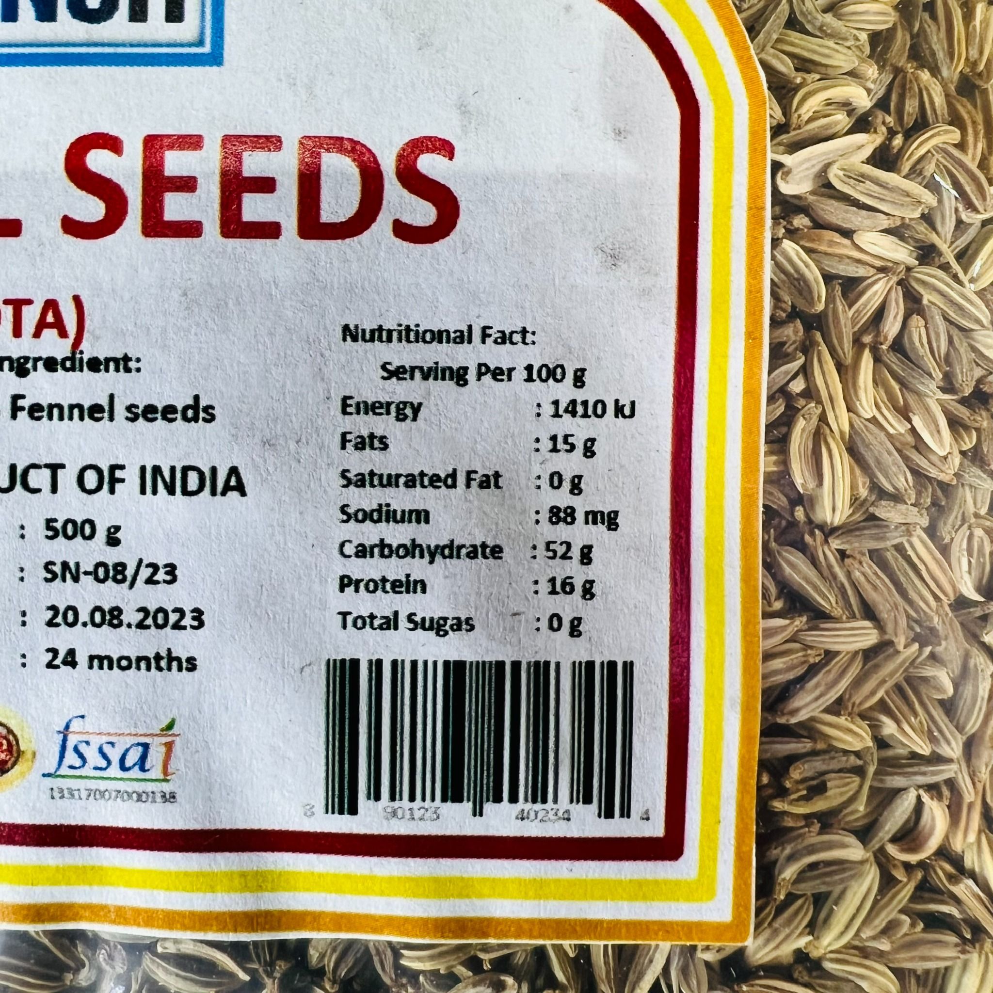 hat tieu hoi an do fennel seed 500gr