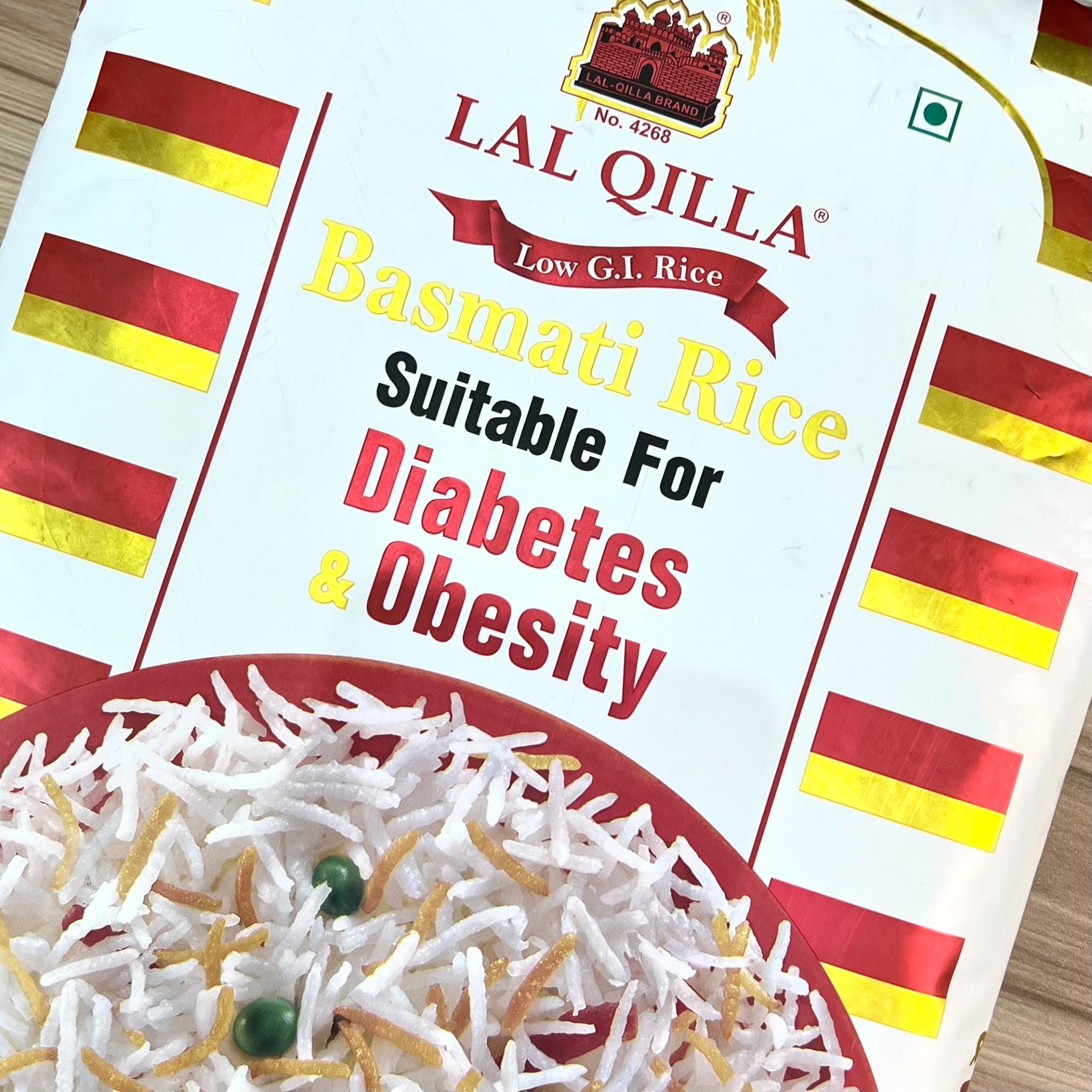 gao tieu duong an do lal qilla low gi basmati rice for diabetes obesity 5kg