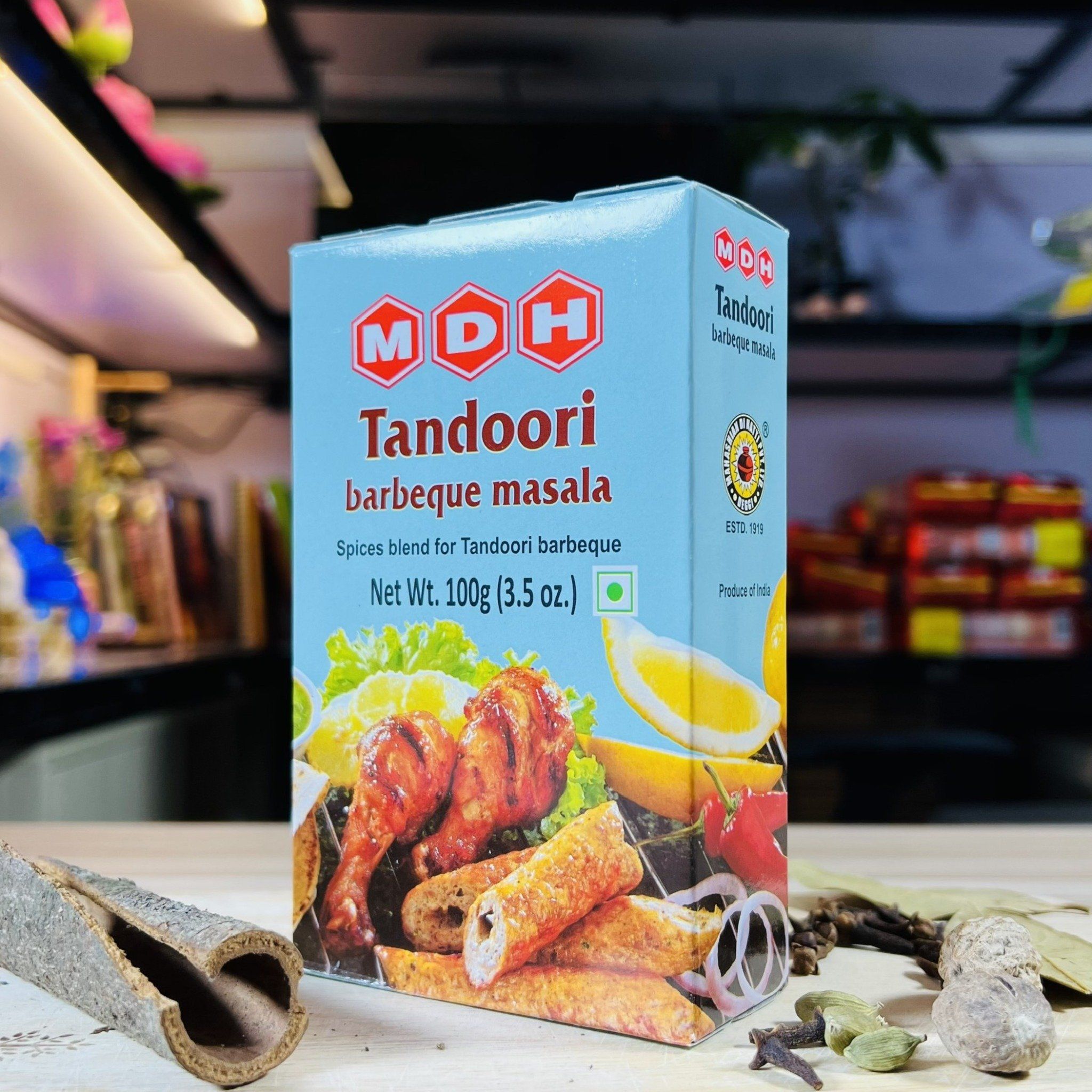 bot gia vi nuong an do mdh tandoori barbeque masala100gr