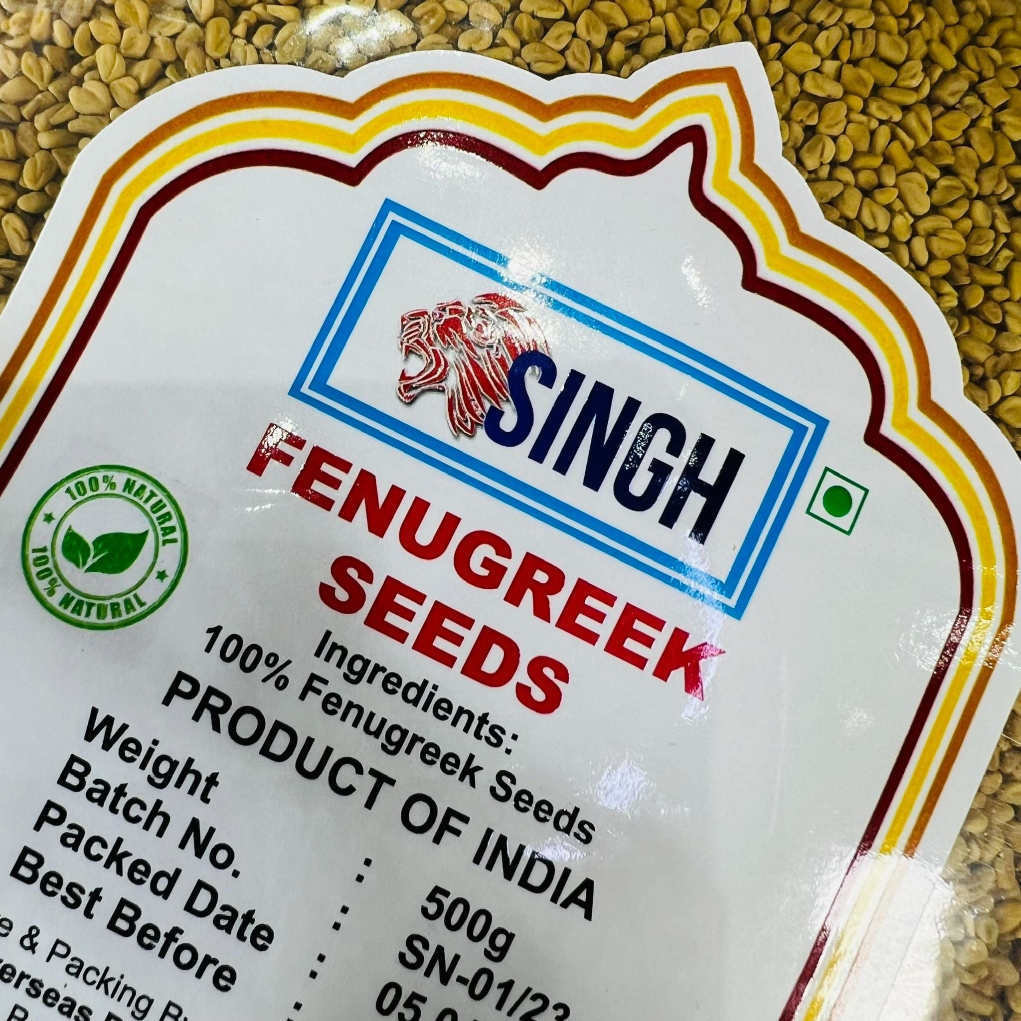 hat methi an do fenugreek methi seeds 500gr