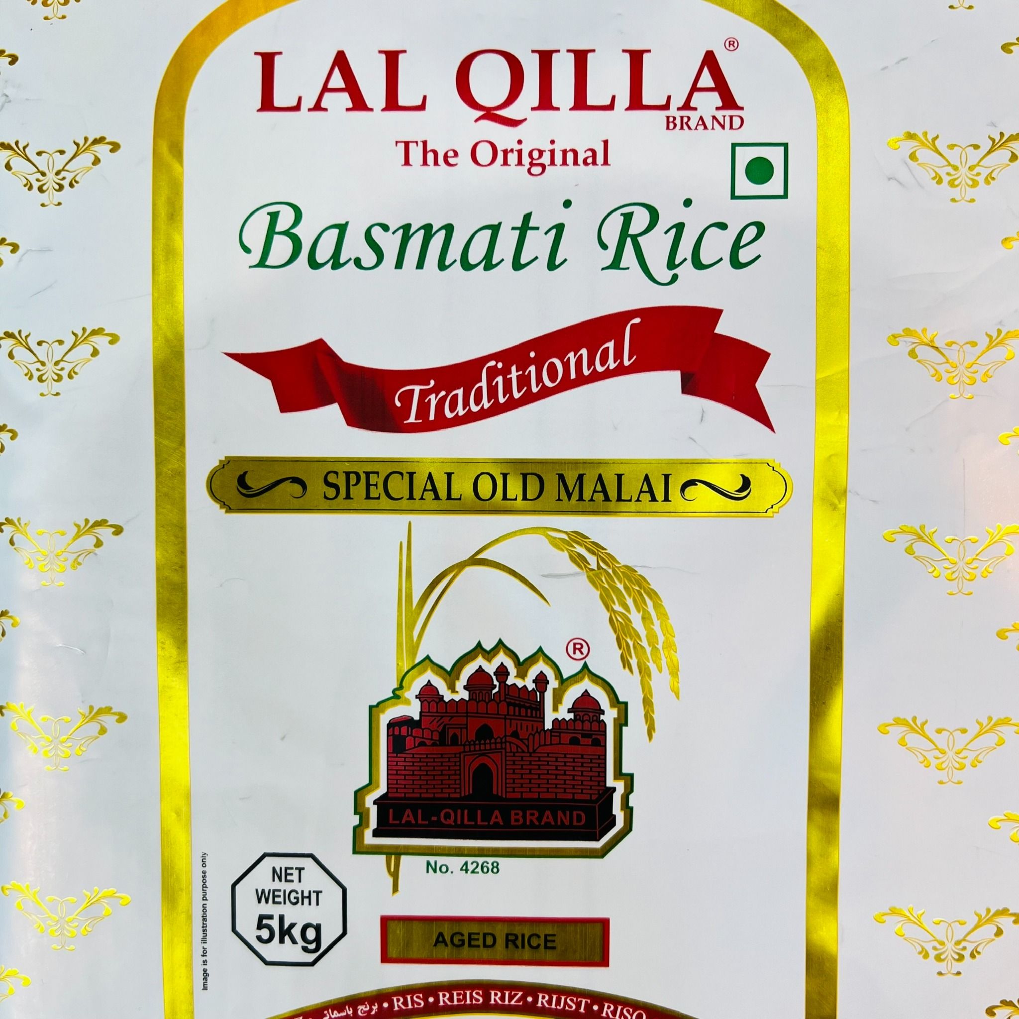 gao hat dai truyen thong an do lal qilla traditional basmati rice phu hop nguoi tieu duong giam can 5kg