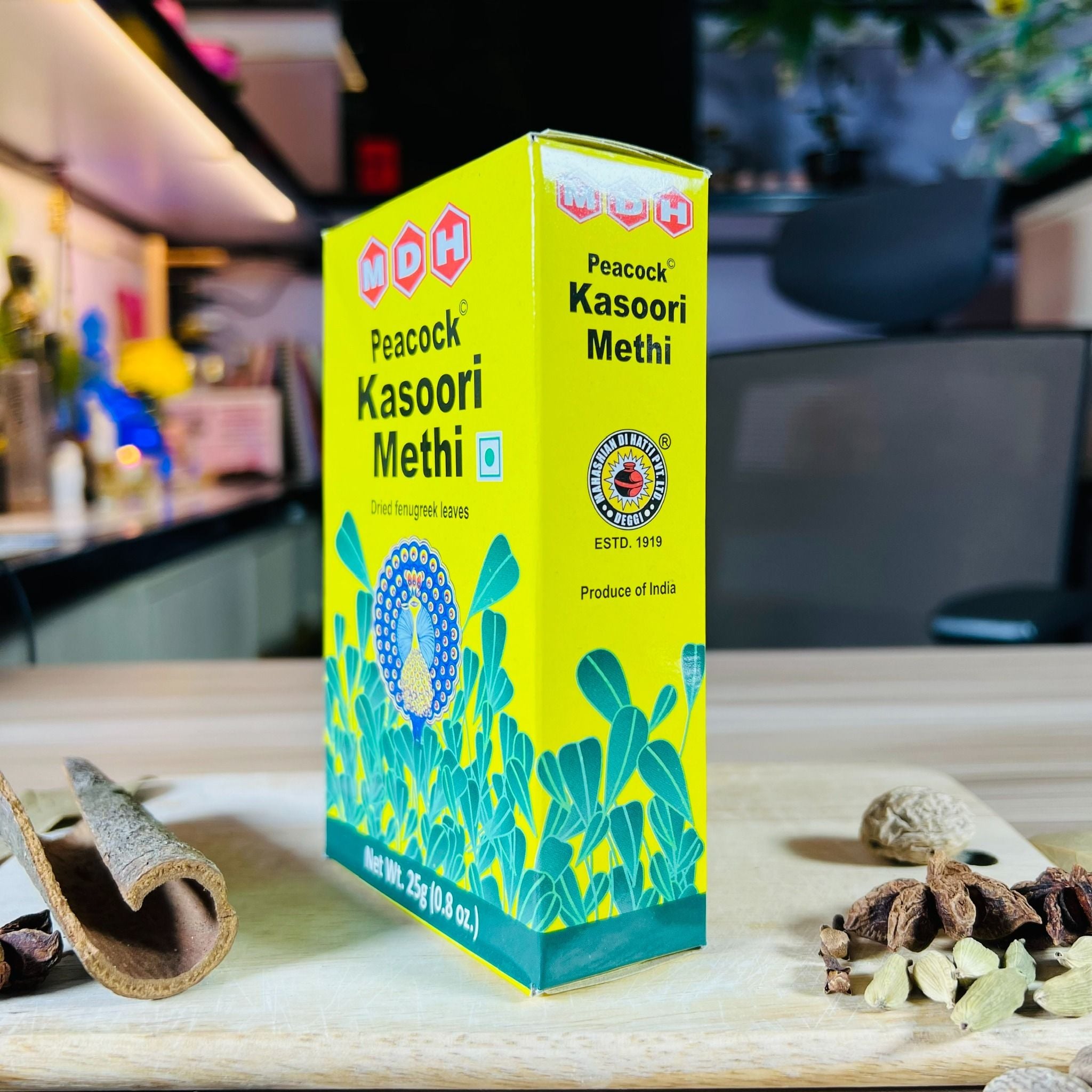 la co ca ri methi mdh kosoori methi dried fenugreek leaves 25gr