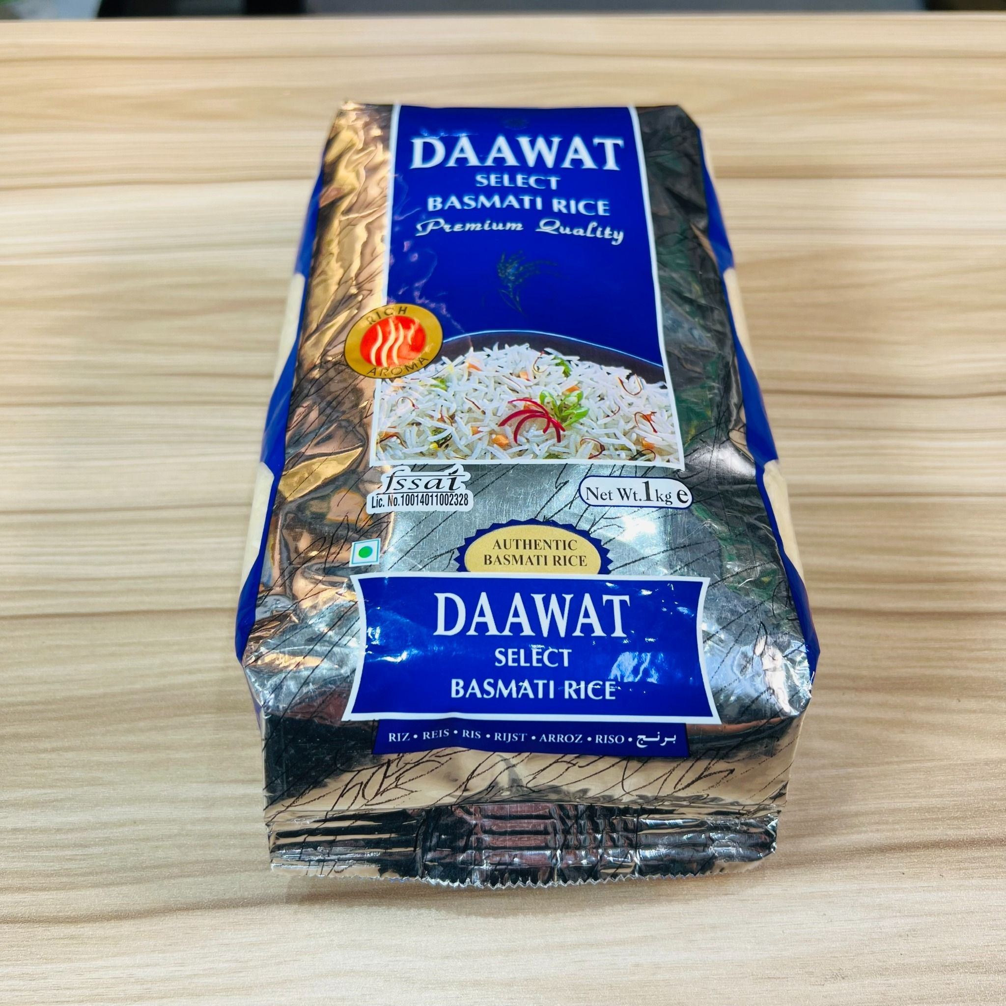 gao hat dai an do cao cap daawat premium basmati rice phu hop nguoi tieu duong an kieng 1kg