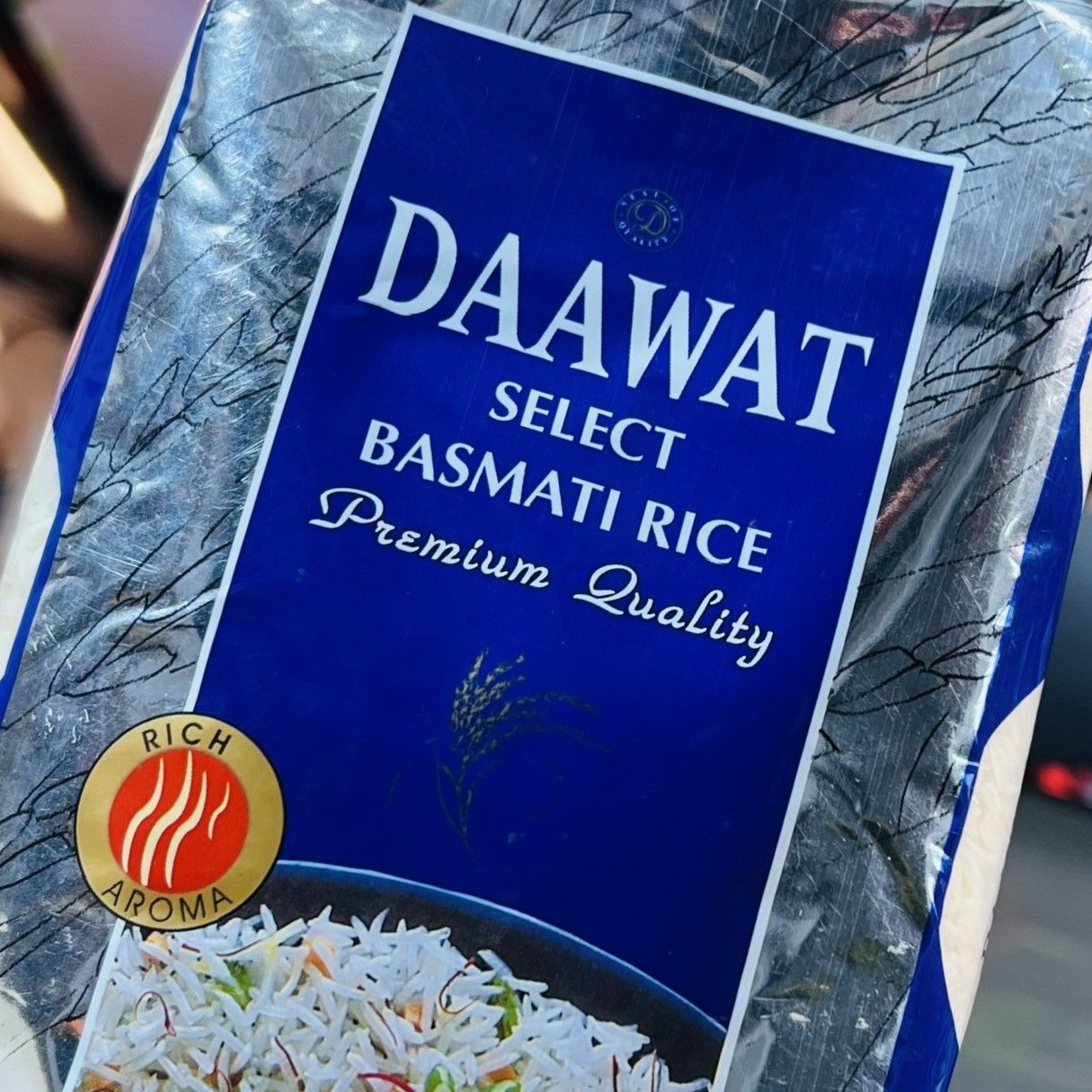 gao hat dai an do cao cap daawat premium basmati rice phu hop nguoi tieu duong an kieng 1kg