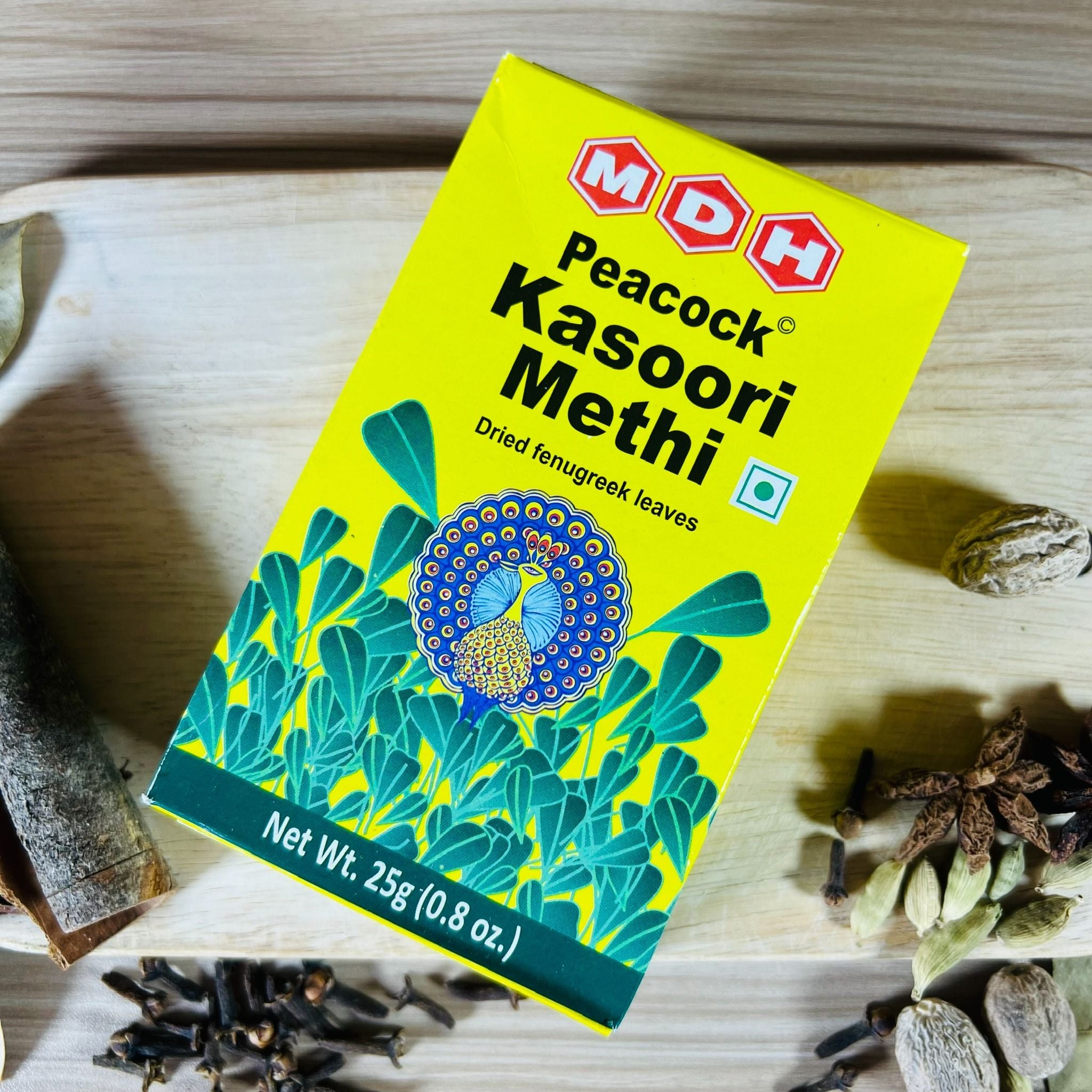la co ca ri methi mdh kosoori methi dried fenugreek leaves 25gr