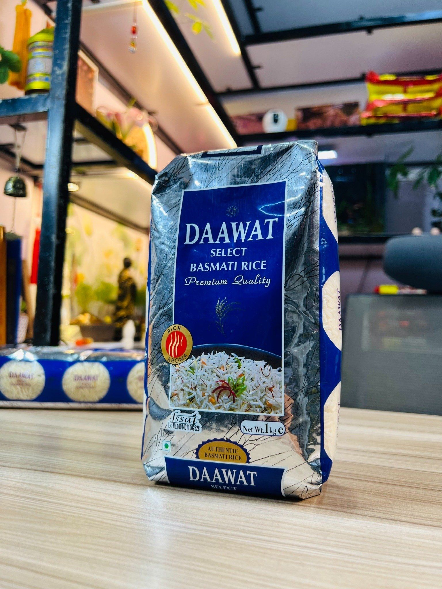 gao hat dai an do cao cap daawat premium basmati rice phu hop nguoi tieu duong an kieng 1kg