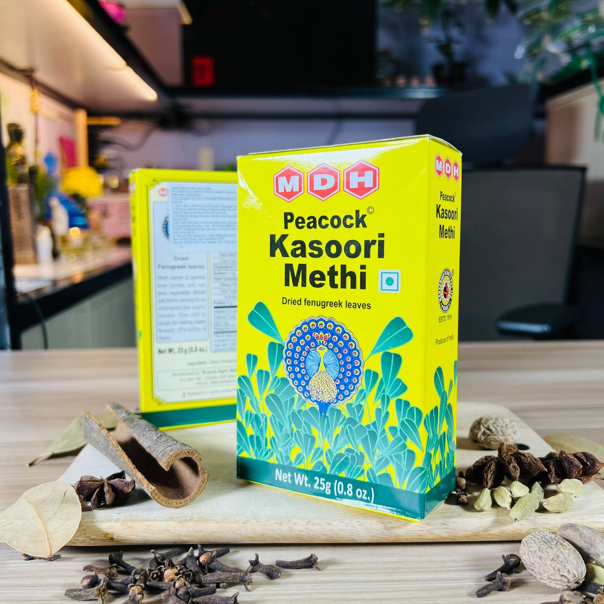 la co ca ri methi mdh kosoori methi dried fenugreek leaves 25gr