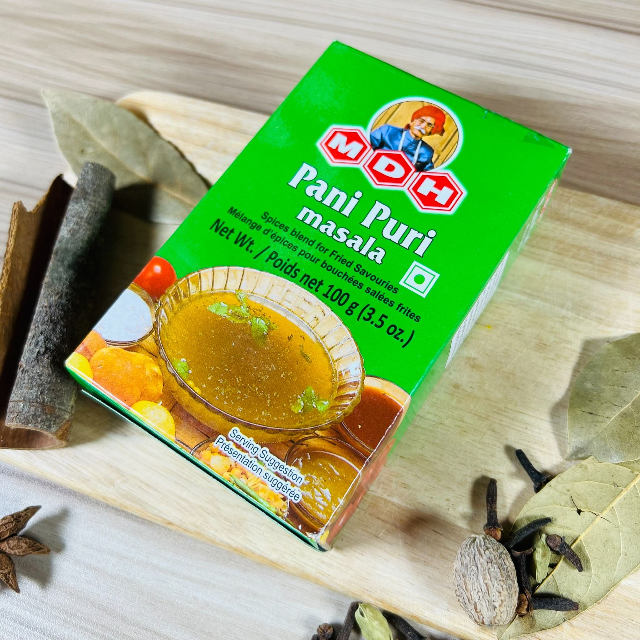 bot gia vi banh phong an do mdh pani puri masala for dried savouries 100gr