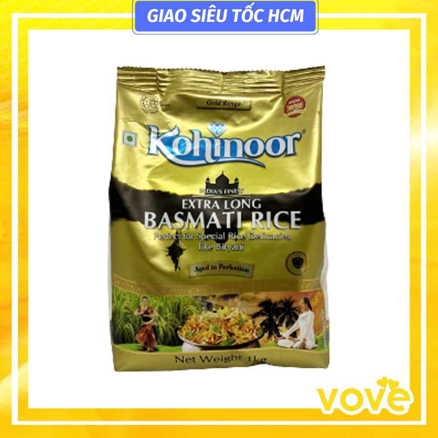 gao hat dai an do kohinoor basmati extra long rice