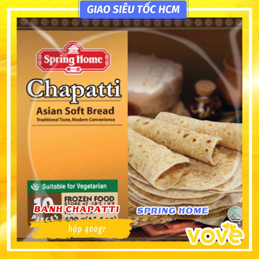 banh roti an do spring home chapatti 400gr 10 mieng goi