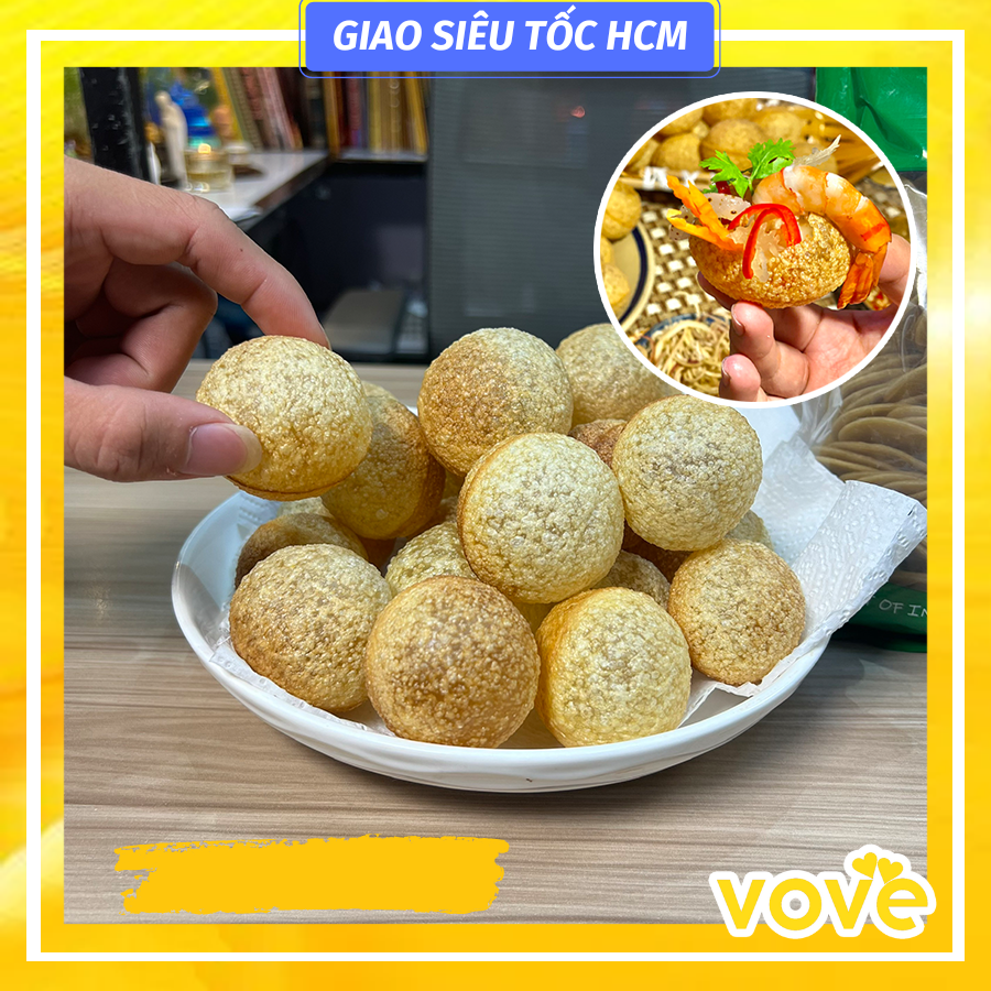 banh phong chien an do pani puri golgappa phuchka 100g