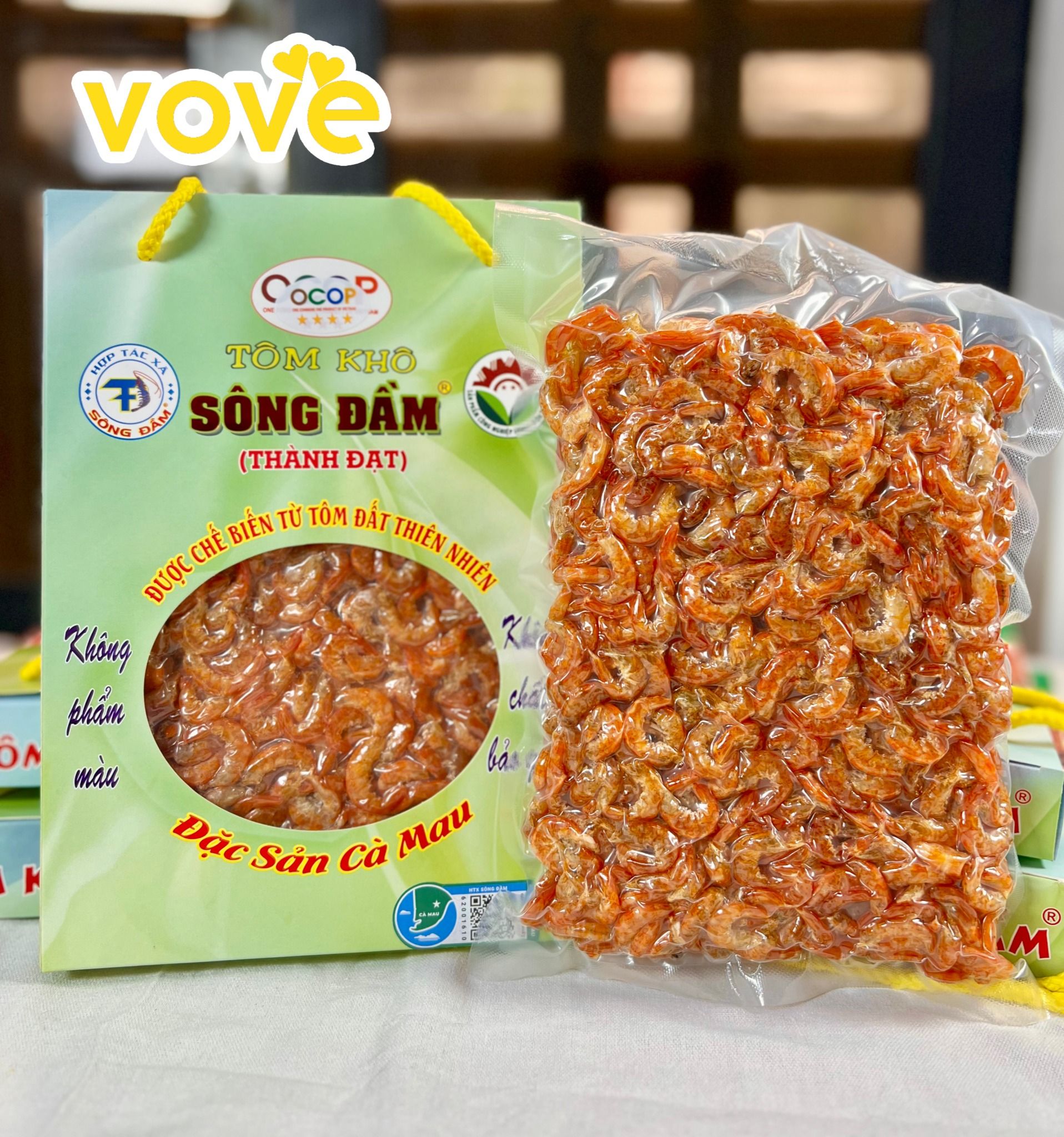 tom kho dat ca mau thien nhien loai 1 250gr
